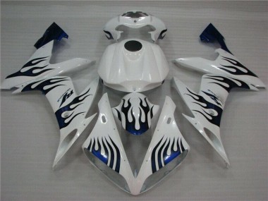 Yamaha R1 2004-2006 - Blanc Bleu Flamme