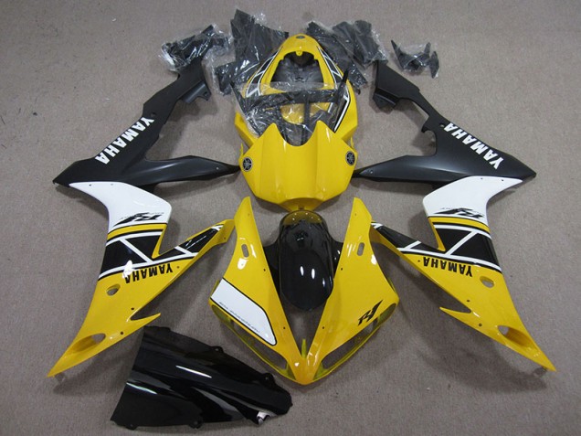 Yamaha R1 2004-2006 - Jaune Blanc Noir Yamaha R1 2004-2006 - Jaune Blanc Noir