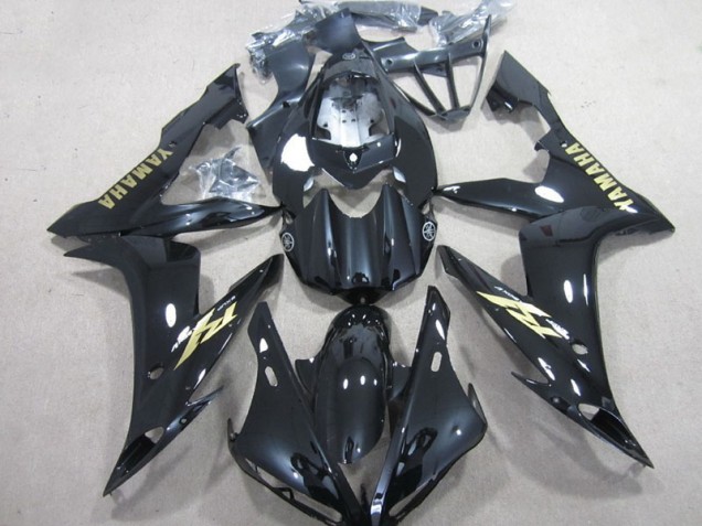 Yamaha R1 2004-2006 - Noir Blanc Or Décalque Yamaha R1 2004-2006 - Noir Blanc Or Décalque