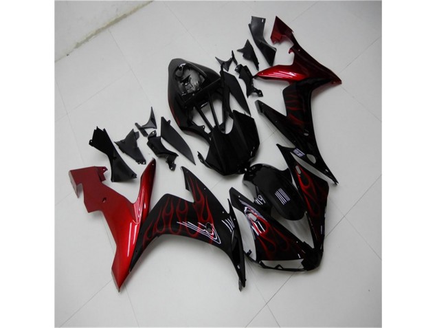 Yamaha R1 2004-2006 - Rouge Noir Yamaha R1 2004-2006 - Rouge Noir
