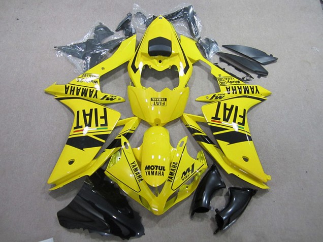 Yamaha R1 2007-2008 - Jaune Noir Motul Fiat Yamaha R1 2007-2008 - Jaune Noir Motul Fiat