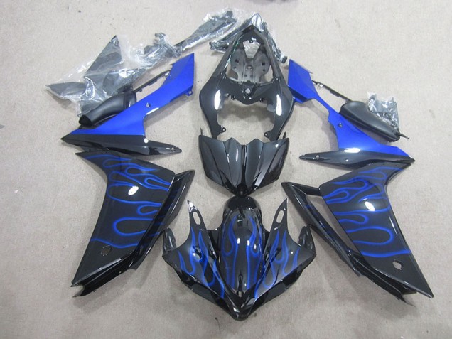 Yamaha R1 2007-2008 - Noir Bleu Flamme Yamaha R1 2007-2008 - Noir Bleu Flamme