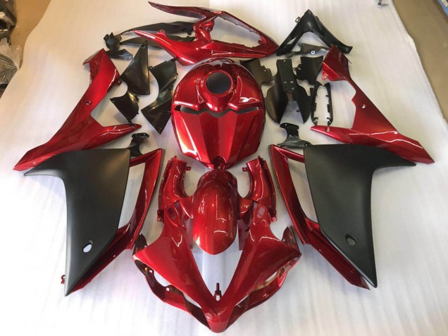 Yamaha R1 2007-2008 - Noir Mat Rouge Yamaha R1 2007-2008 - Noir Mat Rouge