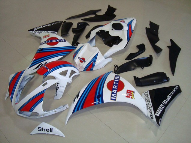 Yamaha R1 2009-2011 - Blanc Noir Martini Yamaha R1 2009-2011 - Blanc Noir Martini