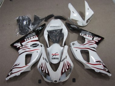 Yamaha R1 2009-2011 - Blanc Noir Rouge Requin