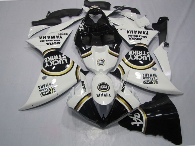 Yamaha R1 2009-2011 - Noir Blanc Lucky Strike