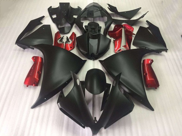 Yamaha R1 2009-2011 - Noir Mat Brillant Rouge Yamaha R1 2009-2011 - Noir Mat Brillant Rouge