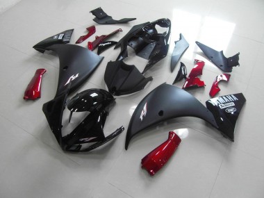 Yamaha R1 2009-2011 - Noir Mat Rouge