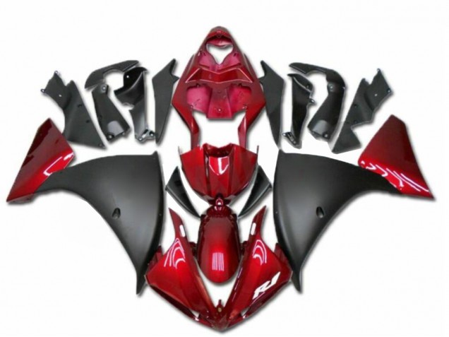 Yamaha R1 2009-2011 - Rouge Noir Yamaha R1 2009-2011 - Rouge Noir