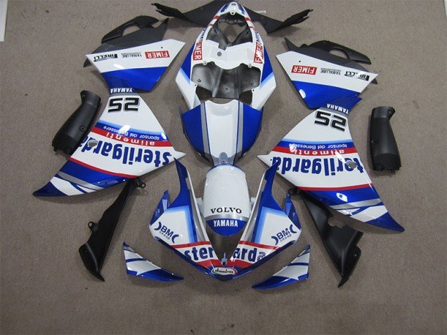 Yamaha R1 2012-2014 - Blanc Bleu Volvo Sterilgarda 25 Yamaha R1 2012-2014 - Blanc Bleu Volvo Sterilgarda 25