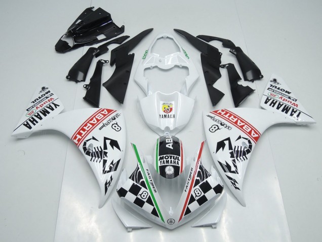 Yamaha R1 2012-2014 - Blanc Noir Abrath Yamaha R1 2012-2014 - Blanc Noir Abrath