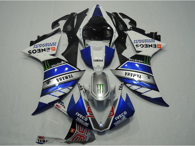 Yamaha R1 2012-2014 - Bleu Blanc IVECO Yamaha R1 2012-2014 - Bleu Blanc IVECO