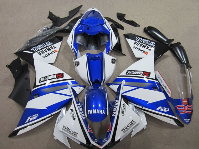 Yamaha R1 2012-2014 - Bleu Blanc