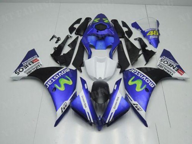 Yamaha R1 2012-2014 - Bleu Blanc Noir Yamaha R1 2012-2014 - Bleu Blanc Noir