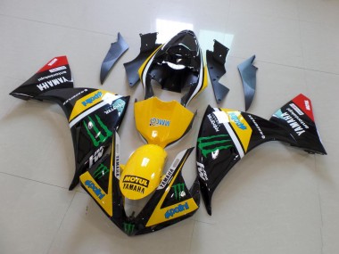 Yamaha R1 2012-2014 - Jaune Noir Monster