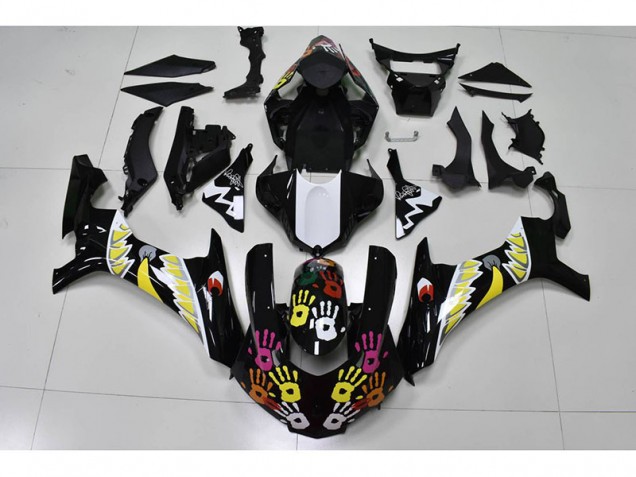 Yamaha R1 2015-2019 - Noir Blanc Yamaha R1 2015-2019 - Noir Blanc