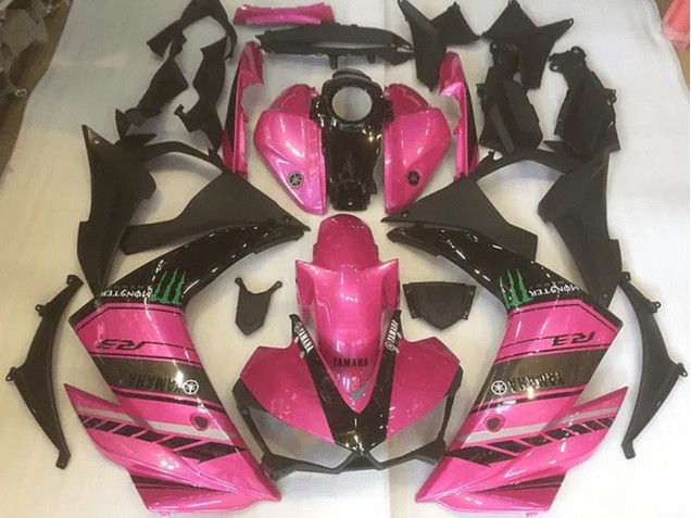 Yamaha R3 2015-2022 - Rose et Noir Yamaha R3 2015-2022 - Rose et Noir