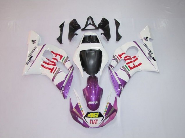 Yamaha R6 1998-2002 - Blanc Violet Fiat 46 Yamaha R6 1998-2002 - Blanc Violet Fiat 46
