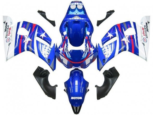 Yamaha R6 1998-2002 - Bleu Blanc Star Fiat Yamaha R6 1998-2002 - Bleu Blanc Star Fiat