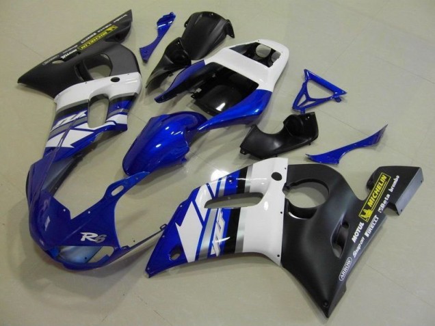 Yamaha R6 1998-2002 - Bleu Blanc et Noir Yamaha R6 1998-2002 - Bleu Blanc et Noir