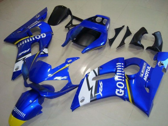 Yamaha R6 1998-2002 - Bleu Go Motul