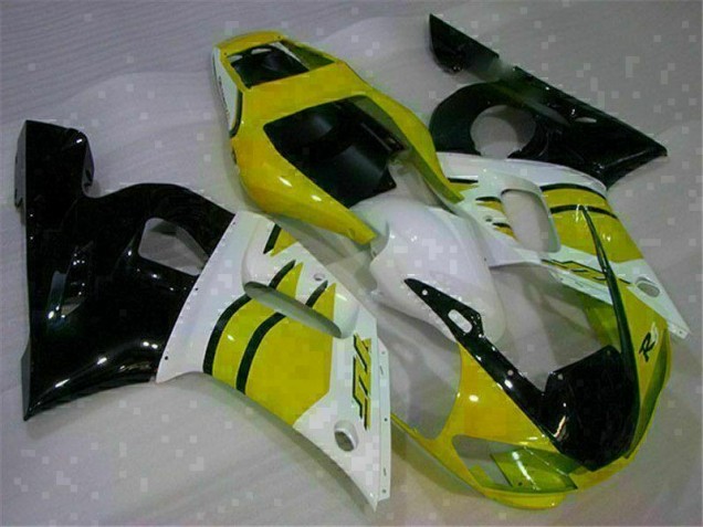 Yamaha R6 1998-2002 - Jaune Blanc Yamaha R6 1998-2002 - Jaune Blanc