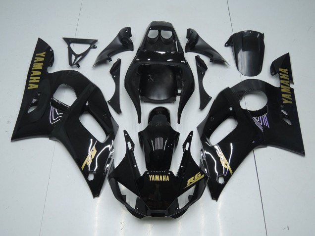 Yamaha R6 1998-2002 - Noir Brillant Or Décalque Yamaha R6 1998-2002 - Noir Brillant Or Décalque