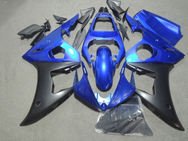 Yamaha R6 2003-2005 - Bleu Noir Yamaha R6 2003-2005 - Bleu Noir