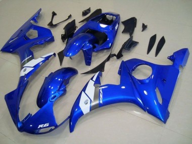 Yamaha R6 2003-2005 - Style OEM Bleu