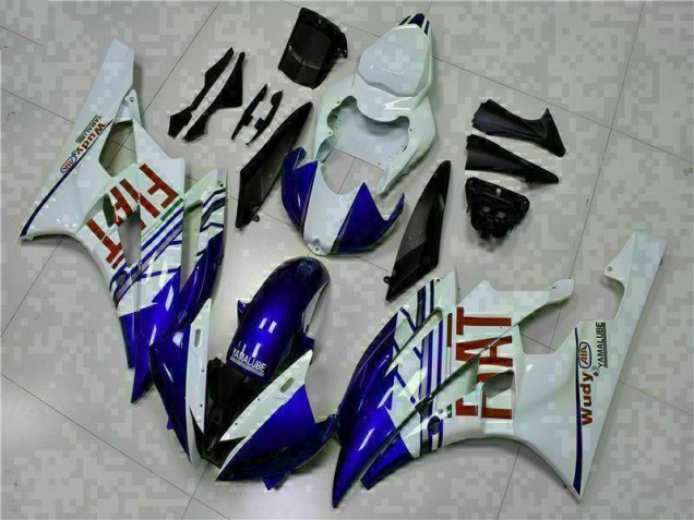 Yamaha R6 2006-2007 - Blanc Bleu Yamaha R6 2006-2007 - Blanc Bleu