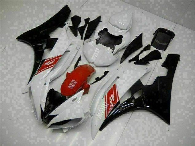 Yamaha R6 2006-2007 - Blanc Noir Yamaha R6 2006-2007 - Blanc Noir