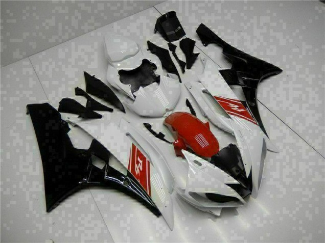 Yamaha R6 2006-2007 - Blanc Noir Yamaha R6 2006-2007 - Blanc Noir