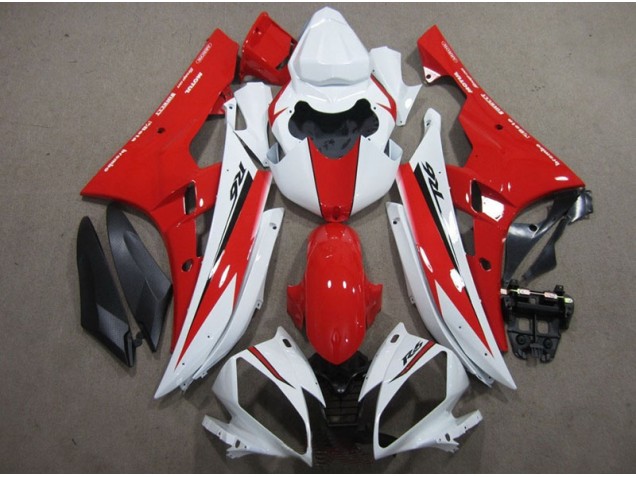 Yamaha R6 2006-2007 - Blanc Rouge Noir Décalque Yamaha R6 2006-2007 - Blanc Rouge Noir Décalque