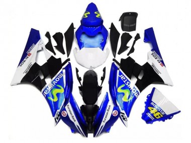 Yamaha R6 2006-2007 - Bleu Noir Blanc