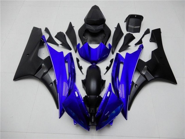 Yamaha R6 2006-2007 - Bleu Noir Yamaha R6 2006-2007 - Bleu Noir