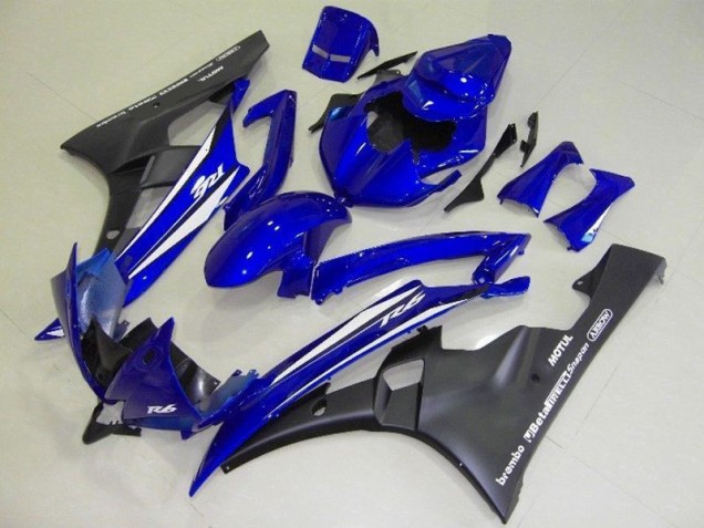 Yamaha R6 2006-2007 - Bleu Noir Yamaha R6 2006-2007 - Bleu Noir