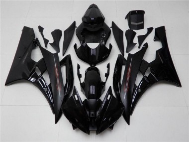 Yamaha R6 2006-2007 - Brillant Noir Mat