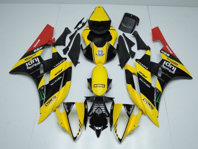 Yamaha R6 2006-2007 - Jaune Noir Monster