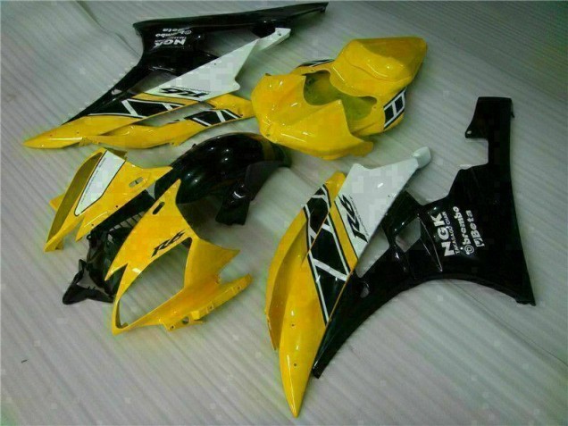 Yamaha R6 2006-2007 - Jaune Noir