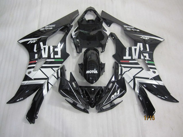 Yamaha R6 2006-2007 - Noir Blanc Motul Fiat Yamaha R6 2006-2007 - Noir Blanc Motul Fiat
