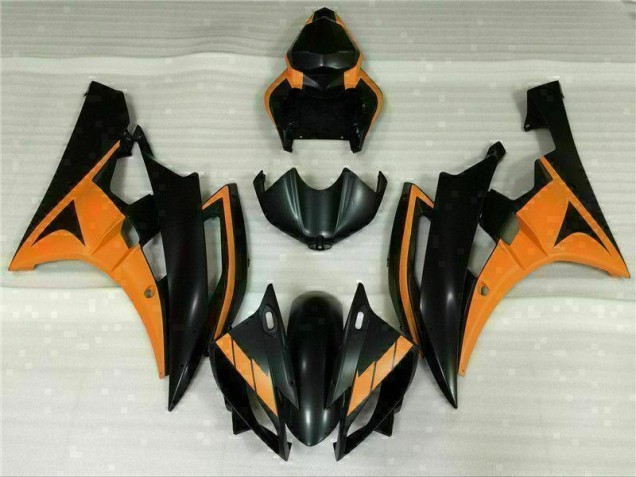 Yamaha R6 2006-2007 - Noir Orange Yamaha R6 2006-2007 - Noir Orange