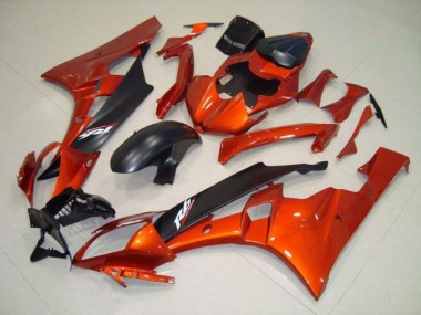 Yamaha R6 2006-2007 - Orange Noir Mat