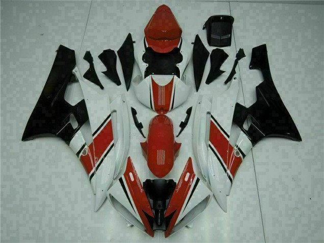 Yamaha R6 2006-2007 - Rouge Blanc Yamaha R6 2006-2007 - Rouge Blanc