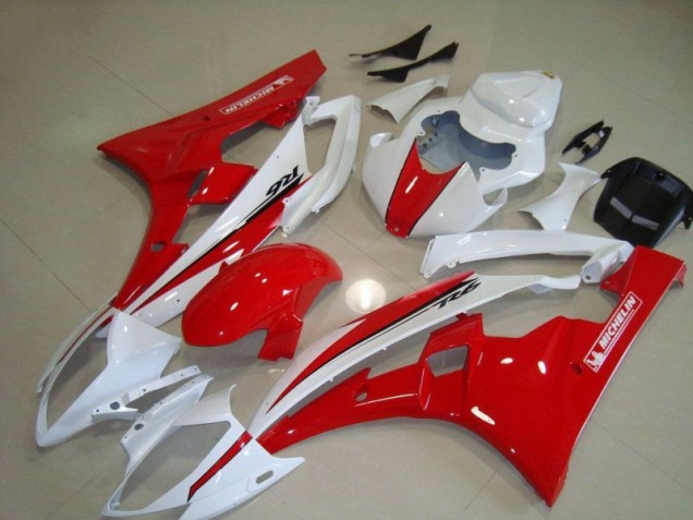 Yamaha R6 2006-2007 - Rouge Blanc Yamaha R6 2006-2007 - Rouge Blanc