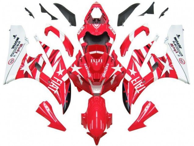 Yamaha R6 2006-2007 - Rouge Blanc Star Fiat Yamaha R6 2006-2007 - Rouge Blanc Star Fiat
