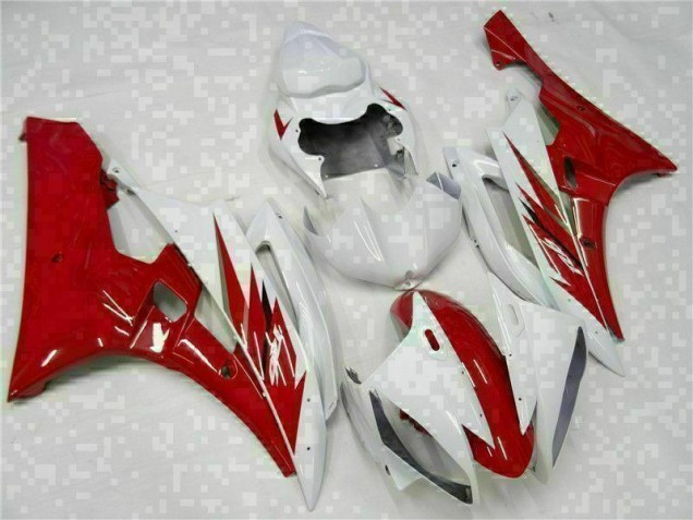 Yamaha R6 2006-2007 - Rouge Blanc Yamaha R6 2006-2007 - Rouge Blanc