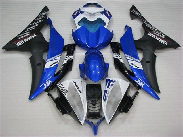Yamaha R6 2008-2016 - Blanc Bleu Noir Yamaha R6 2008-2016 - Blanc Bleu Noir