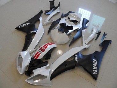 Yamaha R6 2008-2016 - Blanc Nacré et Noir 58 Sic