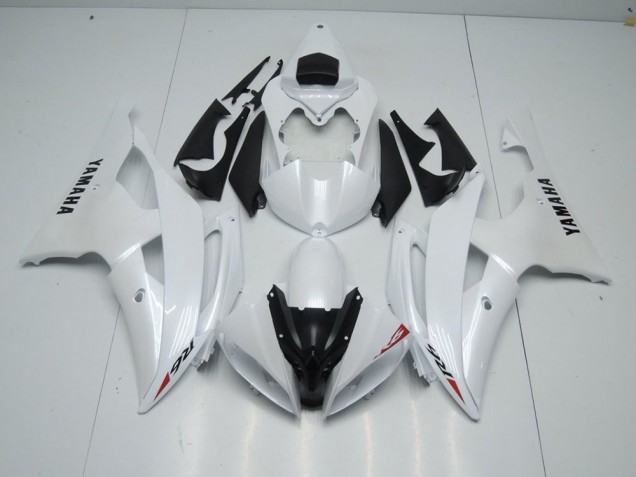 Yamaha R6 2008-2016 - Blanc Nacré et Rouge Décalque Yamaha R6 2008-2016 - Blanc Nacré et Rouge Décalque