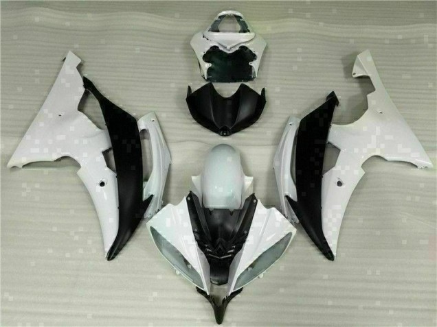 Yamaha R6 2008-2016 - Blanc Noir Yamaha R6 2008-2016 - Blanc Noir